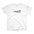 サイコロパステルのスクエアブロック Regular Fit T-Shirt