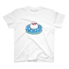 かいりの浮輪文鳥・白 スタンダードTシャツ