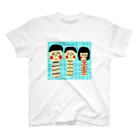 5つ葉クローバーのこけし3兄妹 スタンダードTシャツ