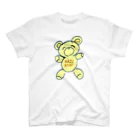 NAZU MINIのNAZU MINI bear （yellow） スタンダードTシャツ