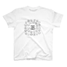 Heart nose DOGSのHeart nose DOGS（丸型） Regular Fit T-Shirt