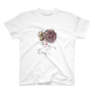 hoshan☺︎flower garden❁の【 Dahlia Head 】part.1 Regular Fit T-Shirt