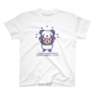 イラスト MONYAAT のCT41ズレてもぱんだズレぱんだちゃんnewスイカも食べよう*カラフルver. Regular Fit T-Shirt