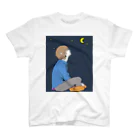 クロネノアトリエの夜空(気だるげ男子) スタンダードTシャツ