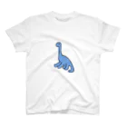 牡蠣が好きの恐竜くん Regular Fit T-Shirt