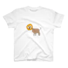 あいうえおすのおす画伯のらいおん スタンダードTシャツ