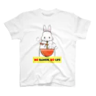 うさくら堂のラーメン大好きうさぎさん スタンダードTシャツ