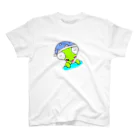 ゆるいどうぶつ（kawaii animal shop）のかまきりくん〜おやすみバージョン〜 スタンダードTシャツ