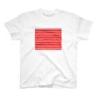 らぴの赤白ボーダー Regular Fit T-Shirt