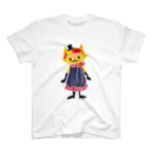 COULEUR PECOE（クルールペコ）のねこびとさん（アリア） スタンダードTシャツ