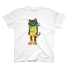 COULEUR PECOE（クルールペコ）のねこびとさん（チョコ） スタンダードTシャツ