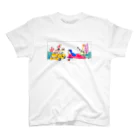 中島悠里 (yuri nakajima)のイカネコマリア（枠線あり） Regular Fit T-Shirt