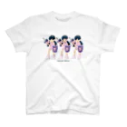 She is ...のSNS vs おうち時間 【STAYHOME WARRIOR】 スタンダードTシャツ