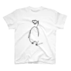 ONESTROKEPENGUINのひとふでがきペンギン［直筆サイン入り］ スタンダードTシャツ