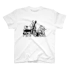 新波ふらむのCITY PUPS TRIO Regular Fit T-Shirt