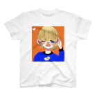 めるのいらすとのねむそうなこ。 スタンダードTシャツ