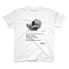 zrame-Aのイヌ（パグ）頭骨 Regular Fit T-Shirt
