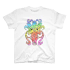 せきね まりののレインボーしかさん🦌🌈 スタンダードTシャツ