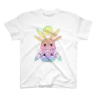 せきね まりののレインボーうさぎ🐇🌈 スタンダードTシャツ