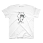 chococo_yuruusagiのゆるうさぎ ぴえん スタンダードTシャツ