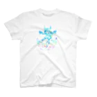 ハルノキ工房のそら およぐ シロ スタンダードTシャツ