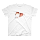 ずっこ（zucco.)のふせをしている大人のシェルティ Regular Fit T-Shirt
