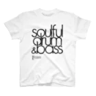 Human Elements STOREのSoulful Drum&Bass (White) Regular Fit T-Shirt