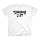 jimotyの横浜 YOKOHAMA ヨコハマシティ スタンダードTシャツ