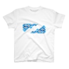 me-laboのMIYABI-青 Regular Fit T-Shirt