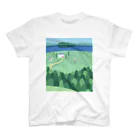 かわべしおん | イラストレーターのネズミくん旅にでる スタンダードTシャツ