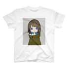 絵の具と女の子の今日も寒いね スタンダードTシャツ