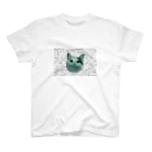 たいやき焼き隊の顔色の悪いねこ スタンダードTシャツ