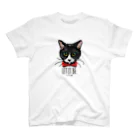 とべない熱帯魚の白黒猫 スタンダードTシャツ