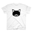 chobihigeのちょび髭ロゴ4 ねこ　猫　ネコ　cat Regular Fit T-Shirt