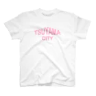 駄作の羅列だっ炒のTSUYAMA-CITY(PINK Logo) Regular Fit T-Shirt