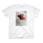 わんわんฅ(`ꈊ´ฅ)のいちごパフェTシャツ🍓 スタンダードTシャツ