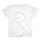 袴田章子／Shoko HakamadaのMARU-青 スタンダードTシャツ