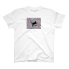 保護猫支援ショップ・パール女将のお宿のNYANKO　レオパード（豹柄） Regular Fit T-Shirt