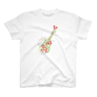 mayapatternのお花ギター Regular Fit T-Shirt