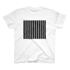 many many stripes.のストライプ1　黒 Regular Fit T-Shirt