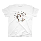 Hello Happy Catのじろにゃんの「やぁ！」 スタンダードTシャツ