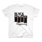 オサモハンキンポーの BLACK HAPPENING（ver2） スタンダードTシャツ