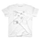 はるのおさかなの『はつか』ジャケットTシャツ スタンダードTシャツ