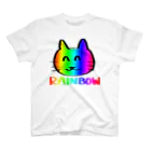 キュアカスの虹色のねこ Regular Fit T-Shirt