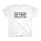 tw_and_cherryのNO CAMP NO LIFE Regular Fit T-Shirt