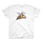 野鳥生活のでーでーぽぽー（キジバト） スタンダードTシャツ