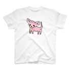 akane_art（茜音工房）のゆるチワワ（ピンク） Regular Fit T-Shirt
