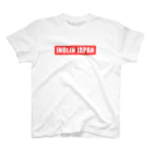 いのりんジャパンオフィシャルグッズショップのINOLIN JAPAN 赤背景文字 Regular Fit T-Shirt