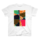 Kinaco69のポップなステンドグラス風 Regular Fit T-Shirt