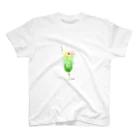 まいころショップのクリームソーダうぶげんTシャツ スタンダードTシャツ